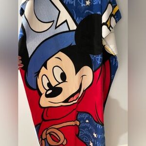 Disney Mickey Mouse Towel or Beach Blanket Mickey in sorcerers apprentice attire